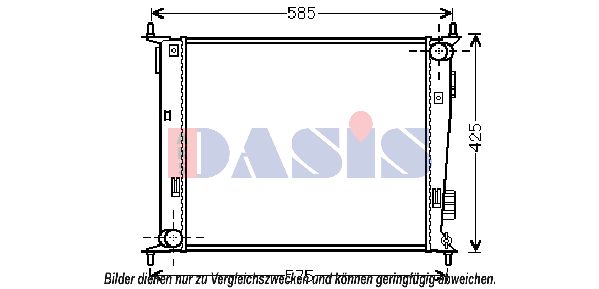 AKS DASIS Radiators, Motora dzesēšanas sistēma 510115N